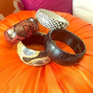 For BoHo chic photo leather bracelets